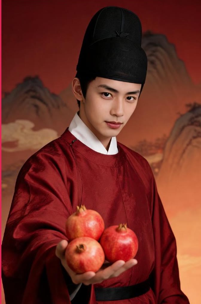 Ming Dynasty Official Costume Traditional Chinese Style Theme AI Portrait Generation Effect