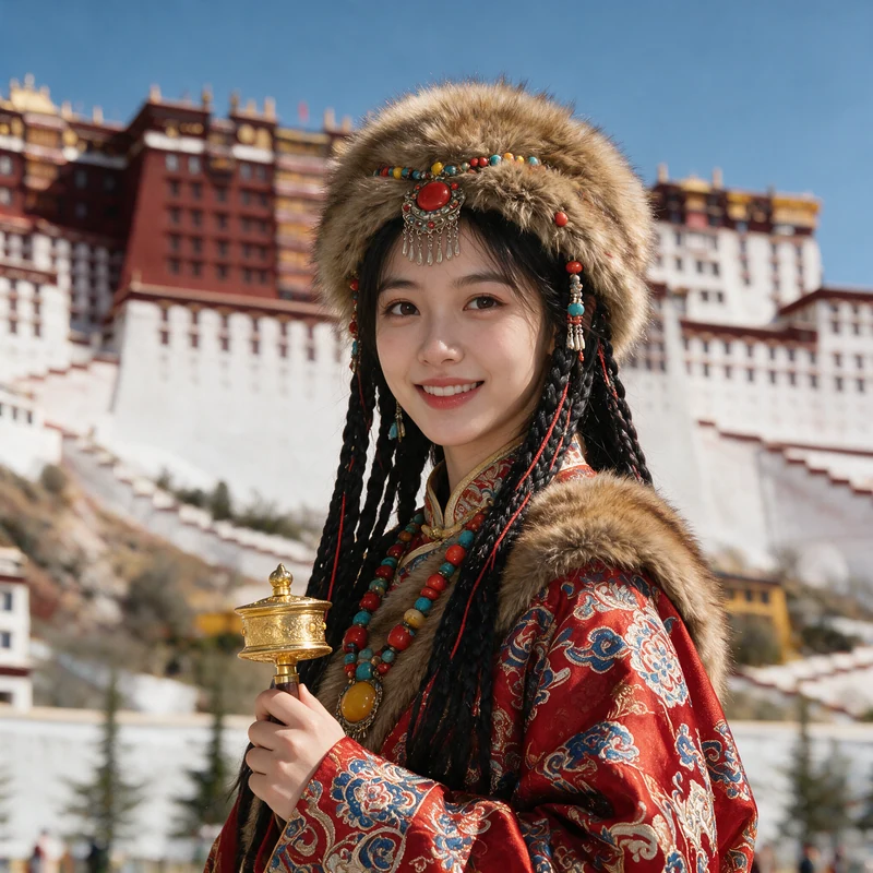 Potala Palace·AI female style preview