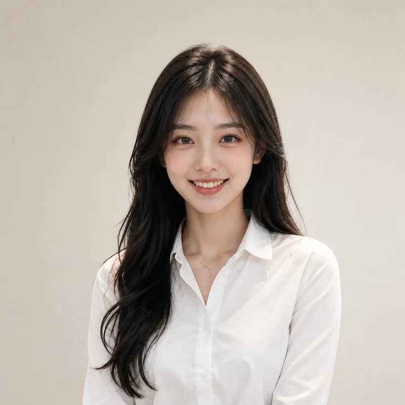 Simple photo · AI female style preview