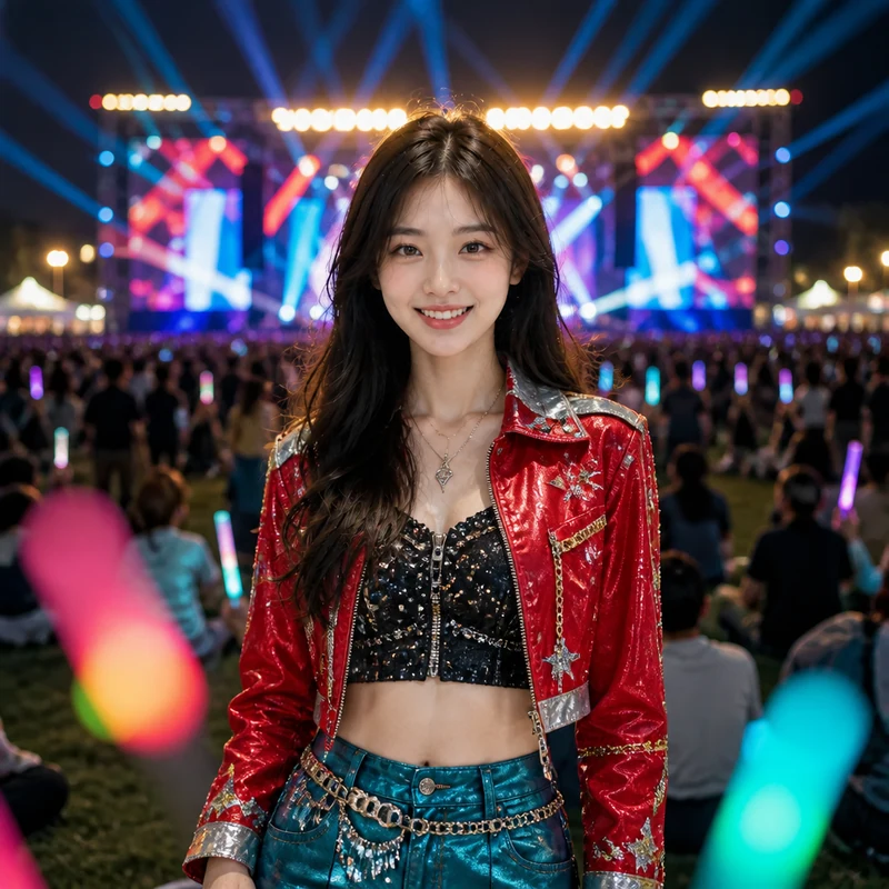 Music Festival·AI Female Style Preview