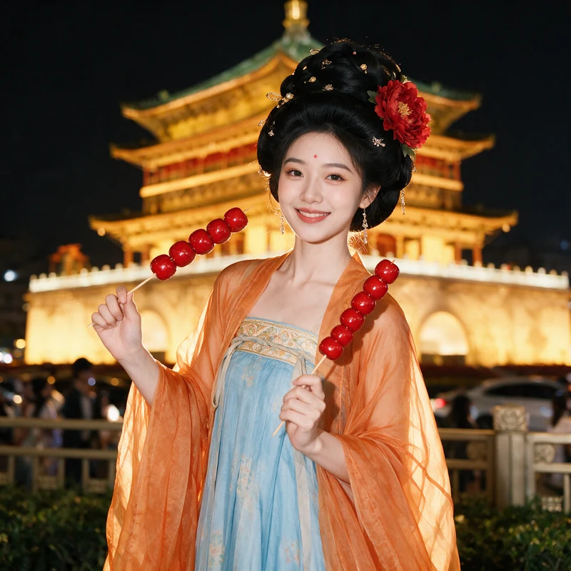 Bell Tower Tang style · AI female style preview