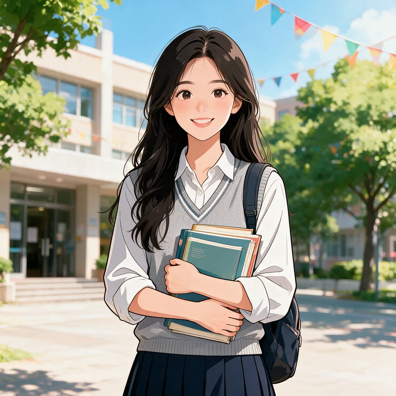 Back to school season · AI female style preview