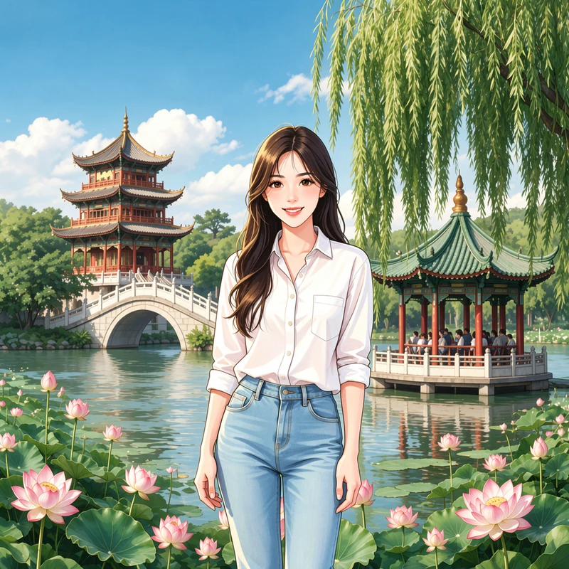 Grand View Park · AI female style preview