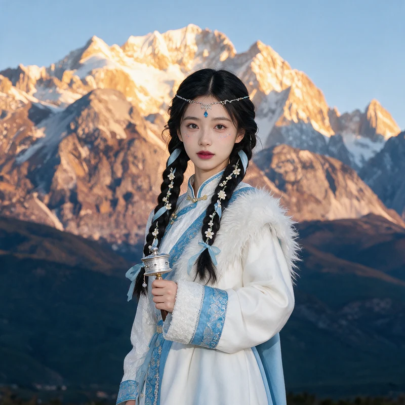 Jade Dragon Snow Mountain · AI female style preview