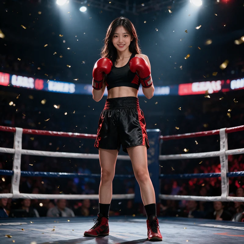 Boxing Champion·AI Female Style Preview