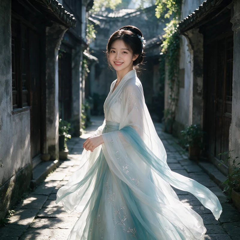 Qingfeng Hanfu·AI female style preview