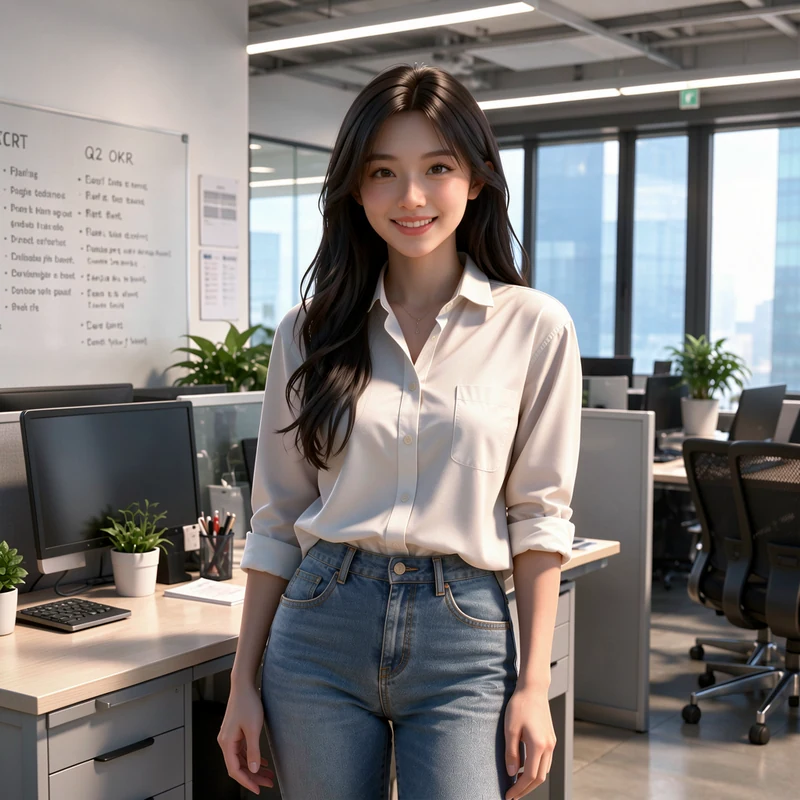 3D real animation·AI female style preview