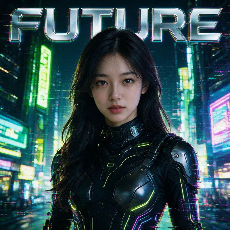 Cyberpunk · AI female style preview