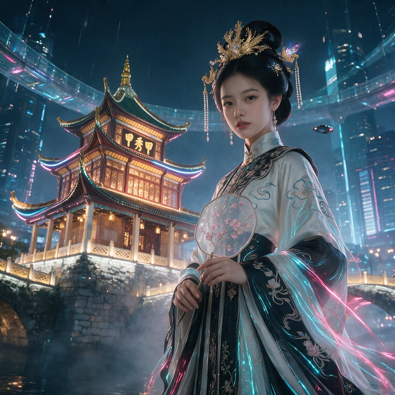 Jiaxiulou-Cyberpunk · AI female style preview